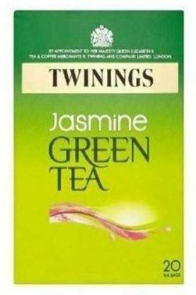 Twinings Jasmine Green Tea 20 Single Tea Bags 50g (Pack of 4)