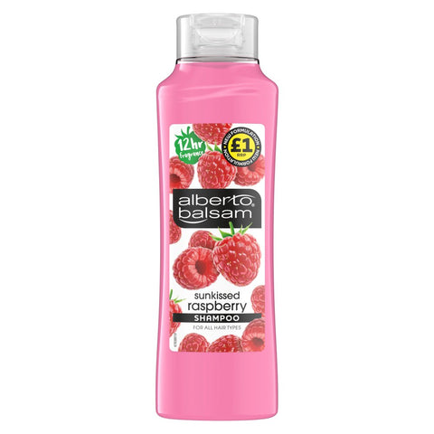 Alberto Balsam Sunkissed Raspberry Shampoo 350ml (Pack of 6)