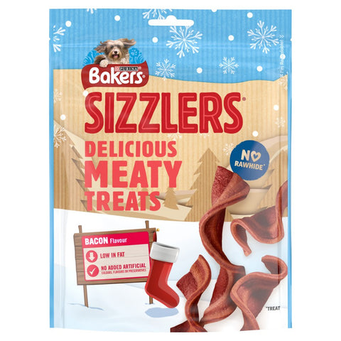 Bakers Sizzlers Delicious Meaty Treats 90g (Pack of 6)