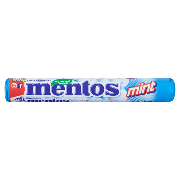 Mentos Mint Chewy Dragees 38g (Pack of 40)