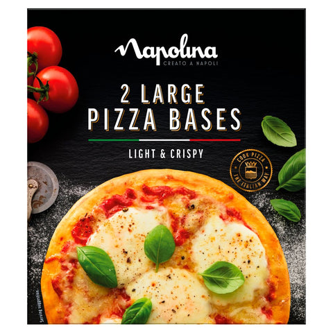 Napolina Large Pizza Bases 2 x 150g (300g) (Pack of 12)