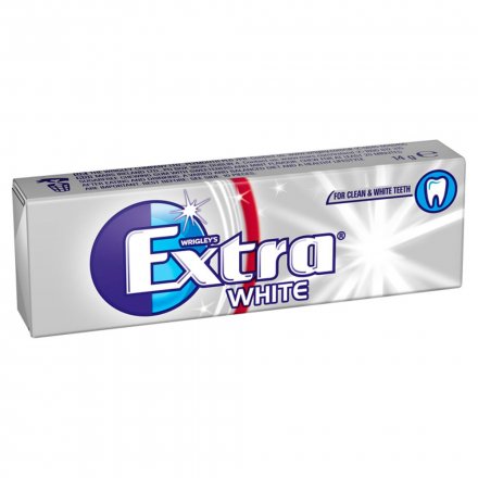 Extra White Bubblemint Chewing Gum Sugar Free 10 Pieces 14g