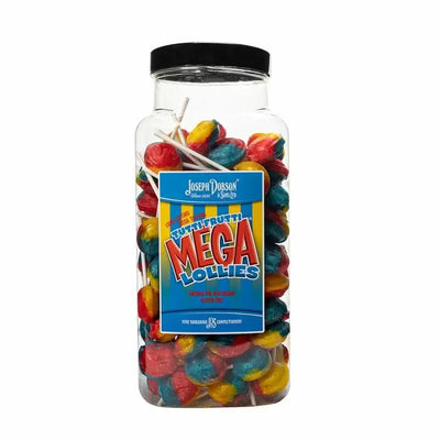 Dobsons Tutti Frutti Mega Lollies Jar 1.9kg (Pack of 1)