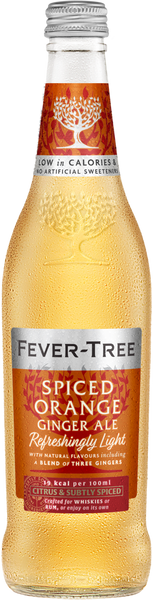 FEVER-TREE Refreshingly Light Spiced Orange Ginger Ale 500ml (Pack of 8)