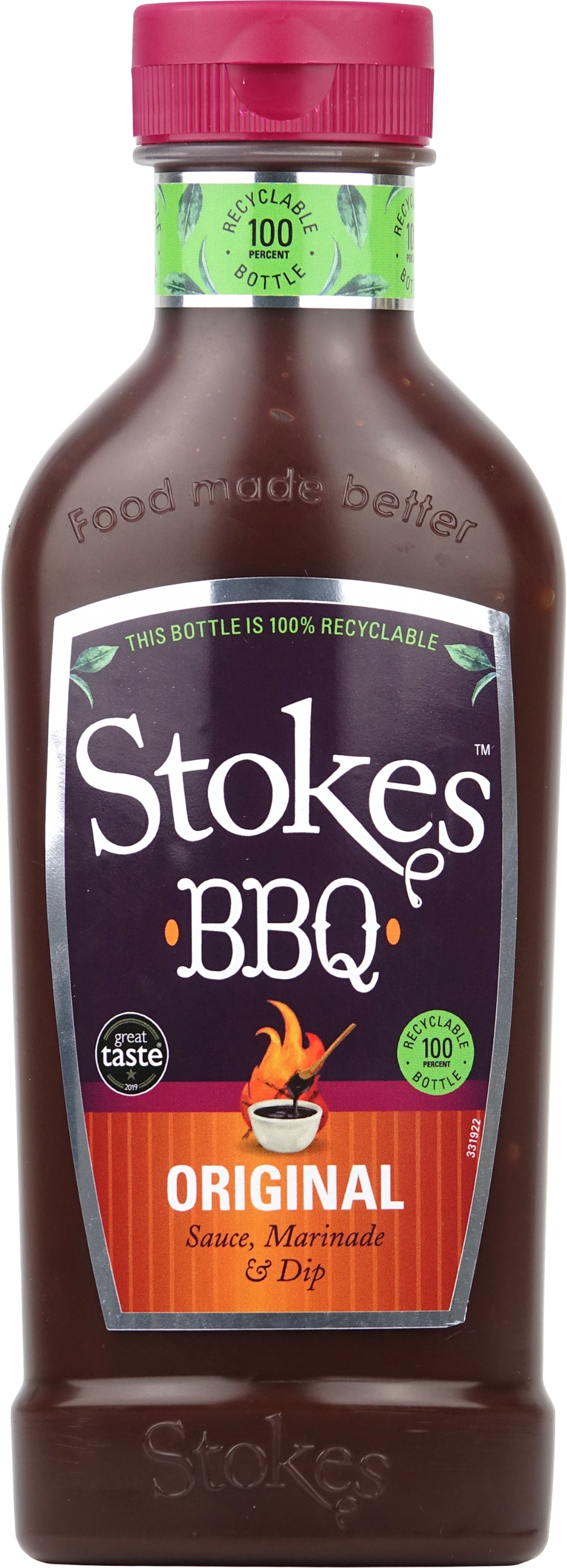 STOKES Original BBQ Sauce - Squeezy 510g (Pack of 10)