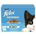 Felix Original Fish Selection in Jelly 12 x 85g (Pack of 4)