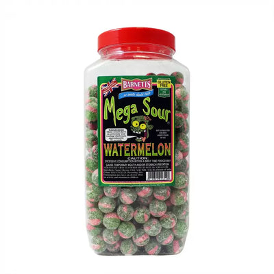 Barnetts Mega Sour Watermelon Jar 3kg (Pack of 1)