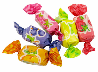 Kingsway Assorted Fruit Chews 1kg (Pack of 1)