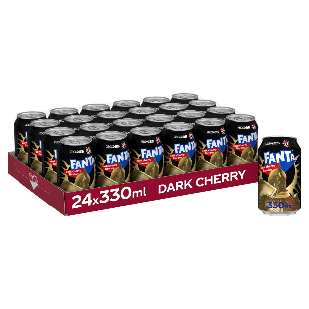 Fanta Dark Cherry 330ml (Pack of 24)