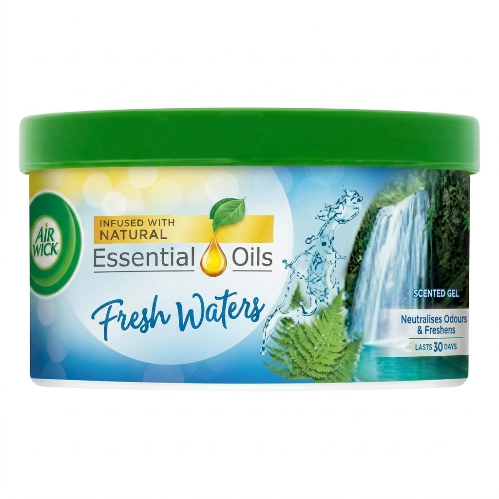 Air Wick Fresh Waters Scented Gel 70g (Pack of 12)