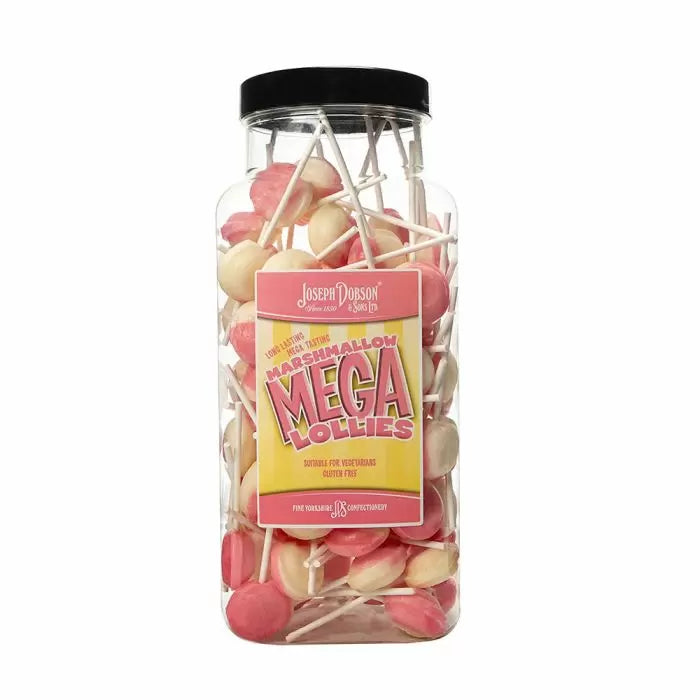 Dobsons Marshmallow Mega Lollies 1.9kg (Pack of 1)