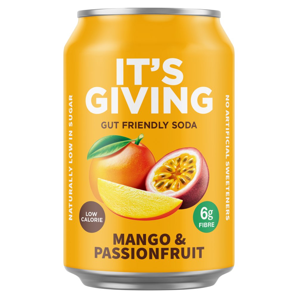 It's Giving Mango & Passionfruit 330ml (Pack of 24)