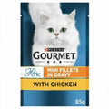 Gourmet Perle Mini Fillets in Gravy with Chicken 85g (Pack of 26)