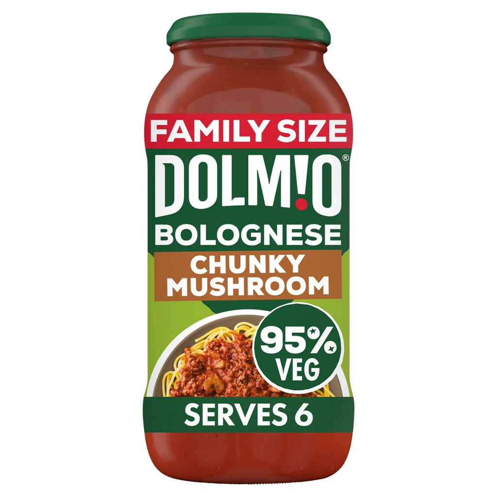 Dolmio Bolognese Chunky Mushroom Pasta Sauce 675g (Pack of 6)