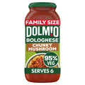 Dolmio Bolognese Chunky Mushroom Pasta Sauce 675g (Pack of 6)