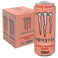 Monster Energy Drink Ultra Peachy Keen Zero Sugar 500ml (Pack of 24)