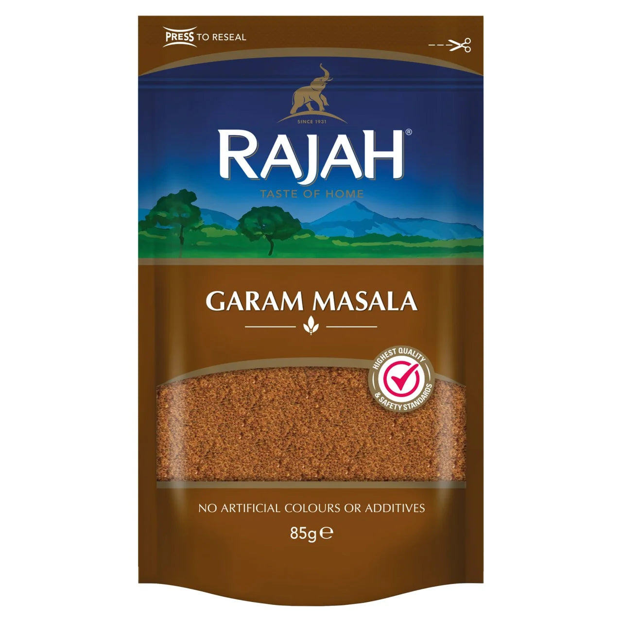 Rajah Spices Garam Masala Powder 85g (Pack of 12)
