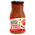 Loyd Grossman Tomato & Chilli Pasta Sauce 660g (Pack of 6)