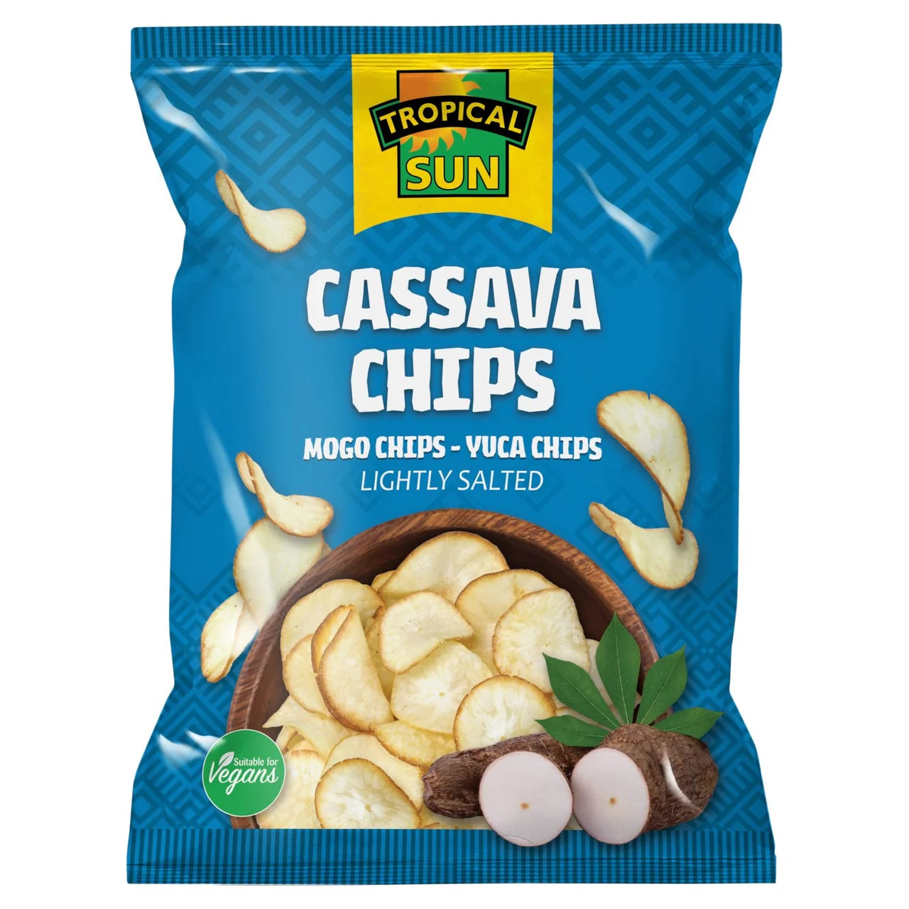 Tropical Sun Cassava Chips Salted Flavour 80g (Pack of 6)