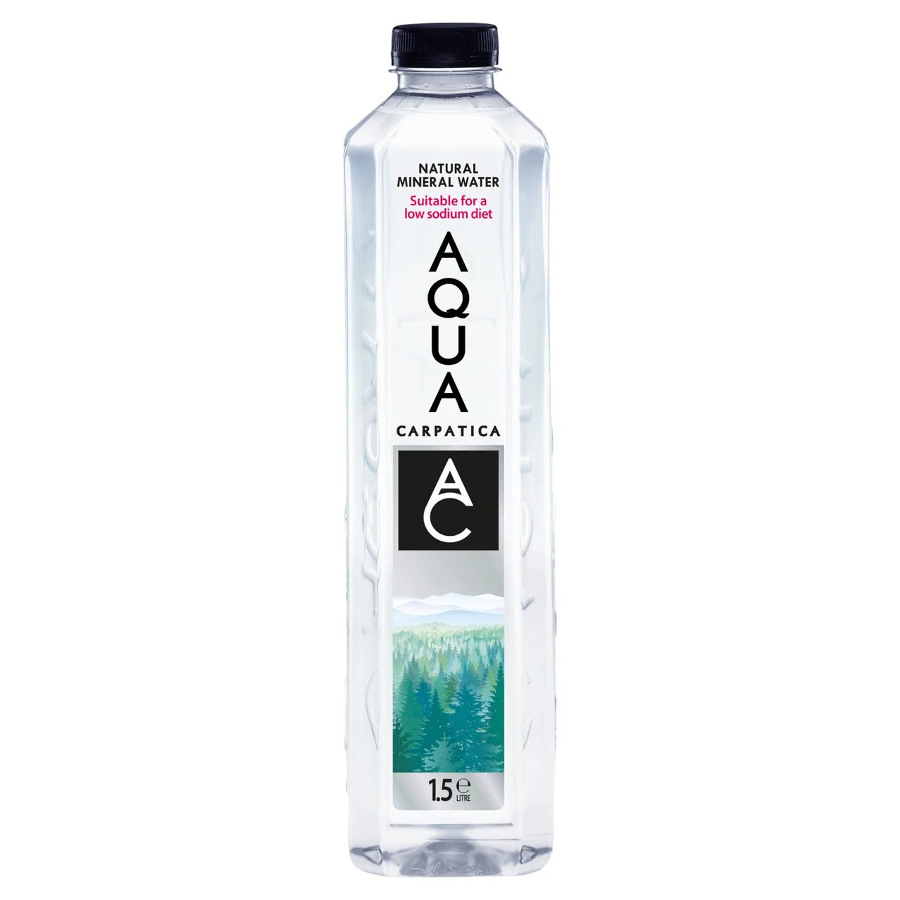 AQUA Carpatica Still Natural Mineral Water Low Sodium & Nitrates 1.5L (Pack of 6) (Co