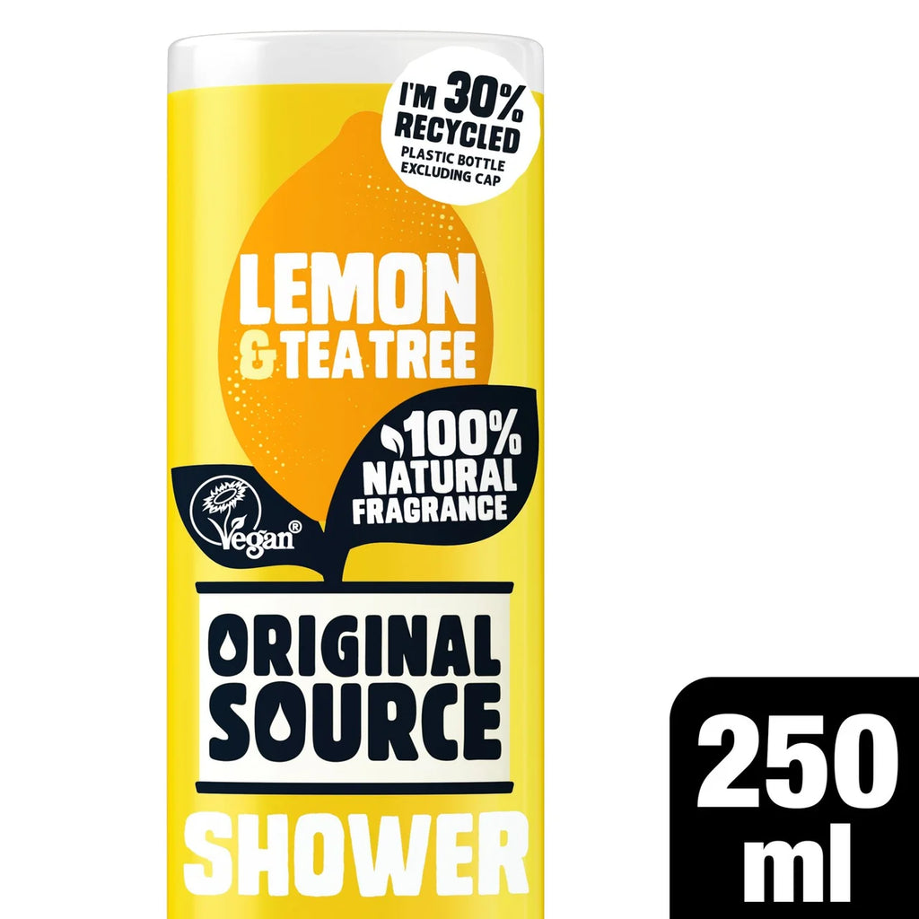 Original Source Lemon & Tea Tree Shower Gel 250ml (Pack of 6)