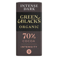 Green & Black's Organic 70% Dark Chocolate Bar 90g (Pack of 15)