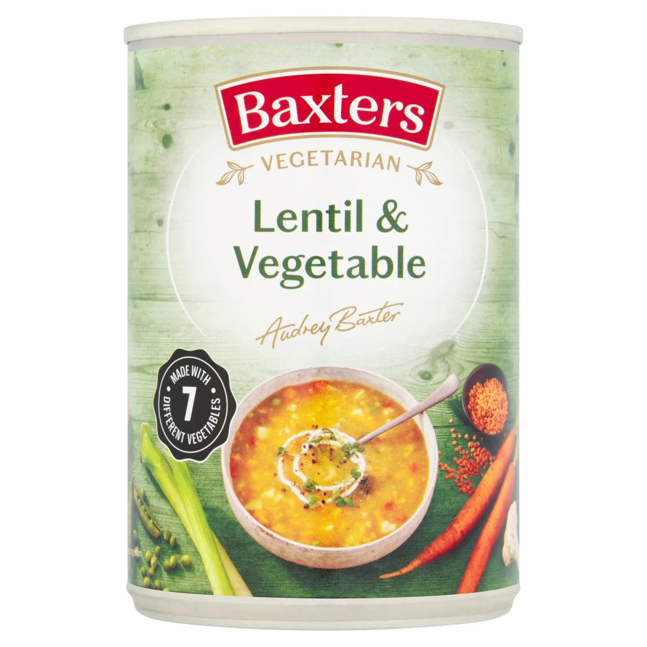 Baxters Vegetarian Lentil & Vegetable Soup 400g (Pack of 6)