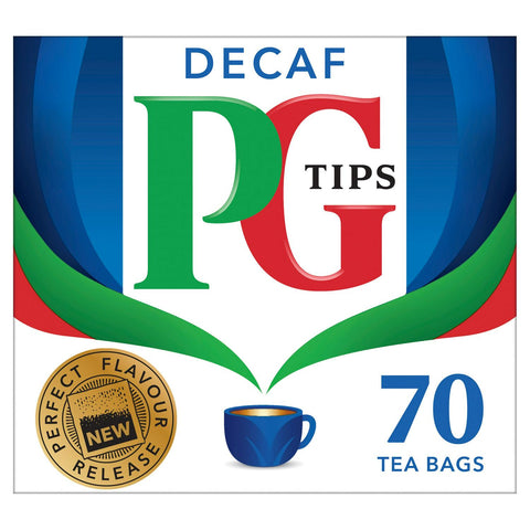 PG Tips The Tasty Decaf 70 Pyramid Bags 203g (Pack of 6)