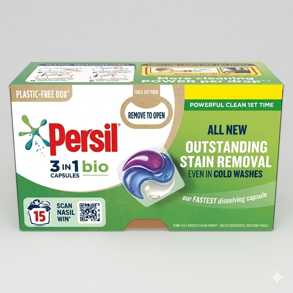 Persil Capsules Bio 405g (Pack of 4)