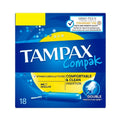 Tampax Compak Regular Tampons Applicator 18s (Pack of 6)