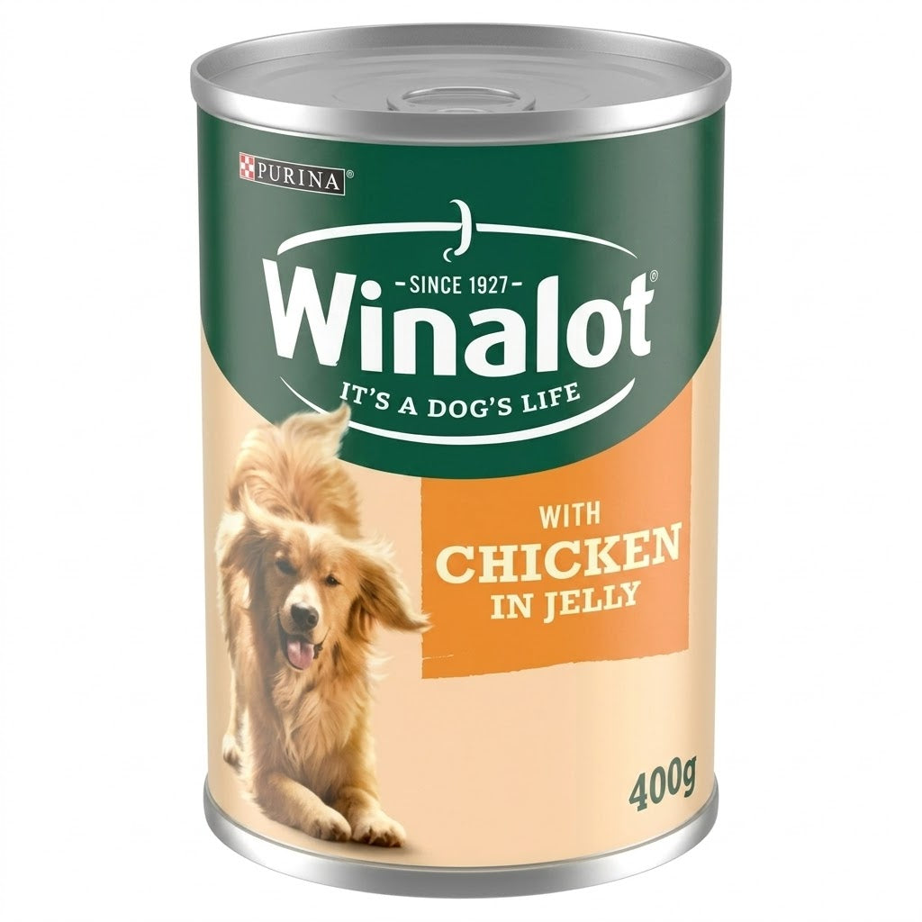 Winalot with Chicken in Jelly 400g (Pack of 12)