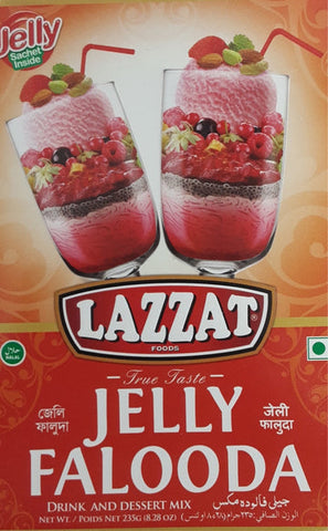 Lazzat Falooda Jelly 235g (Pack of 6)