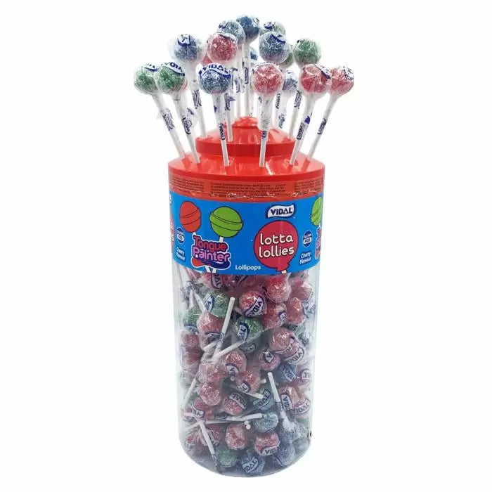 Vidal Lotta Lollies Tongue Painter Lollies Tub 1kg (Pack of 1)