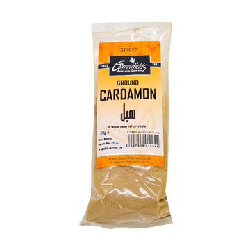 Greenfields Cardamon Ground 50g (Pack of 12)