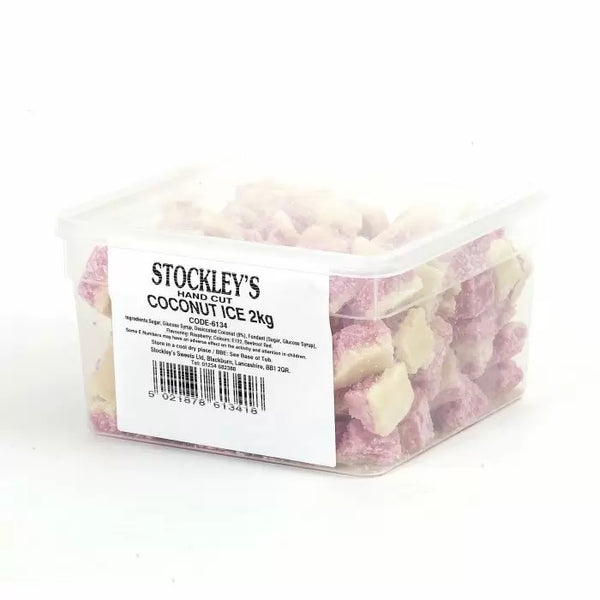 Stockley's Coconut Ice Tub 2kg (Pack of 1)