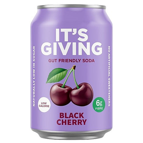 It's Giving Black Cherry 330ml (Pack of 24)