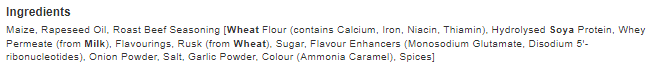 Walkers Monster Munch Roast Beef Snacks Crisps 72g (Pack of 18)
