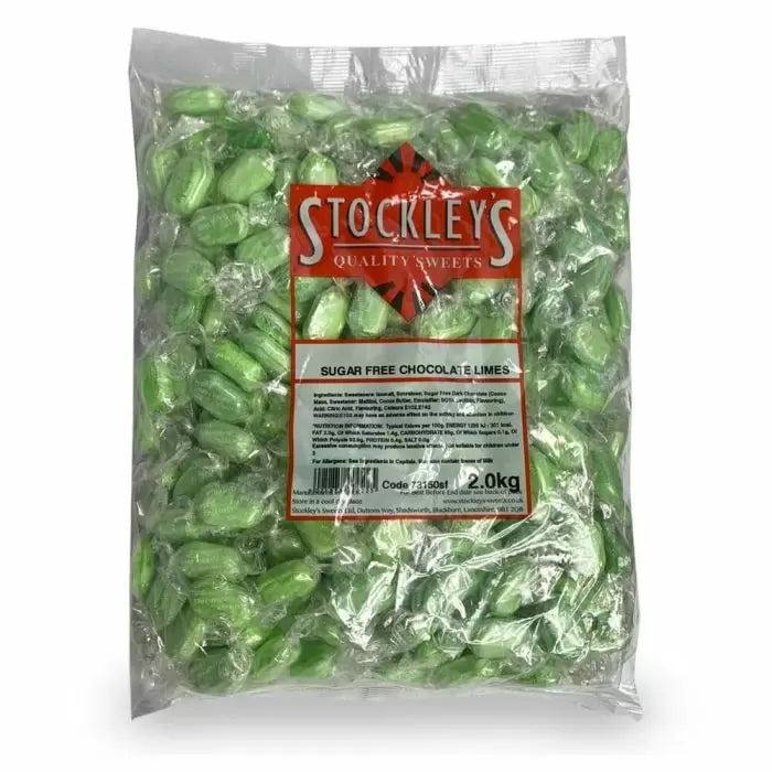 Stockley’s Sugar Free Chocolate Limes 2kg (Pack of 1)