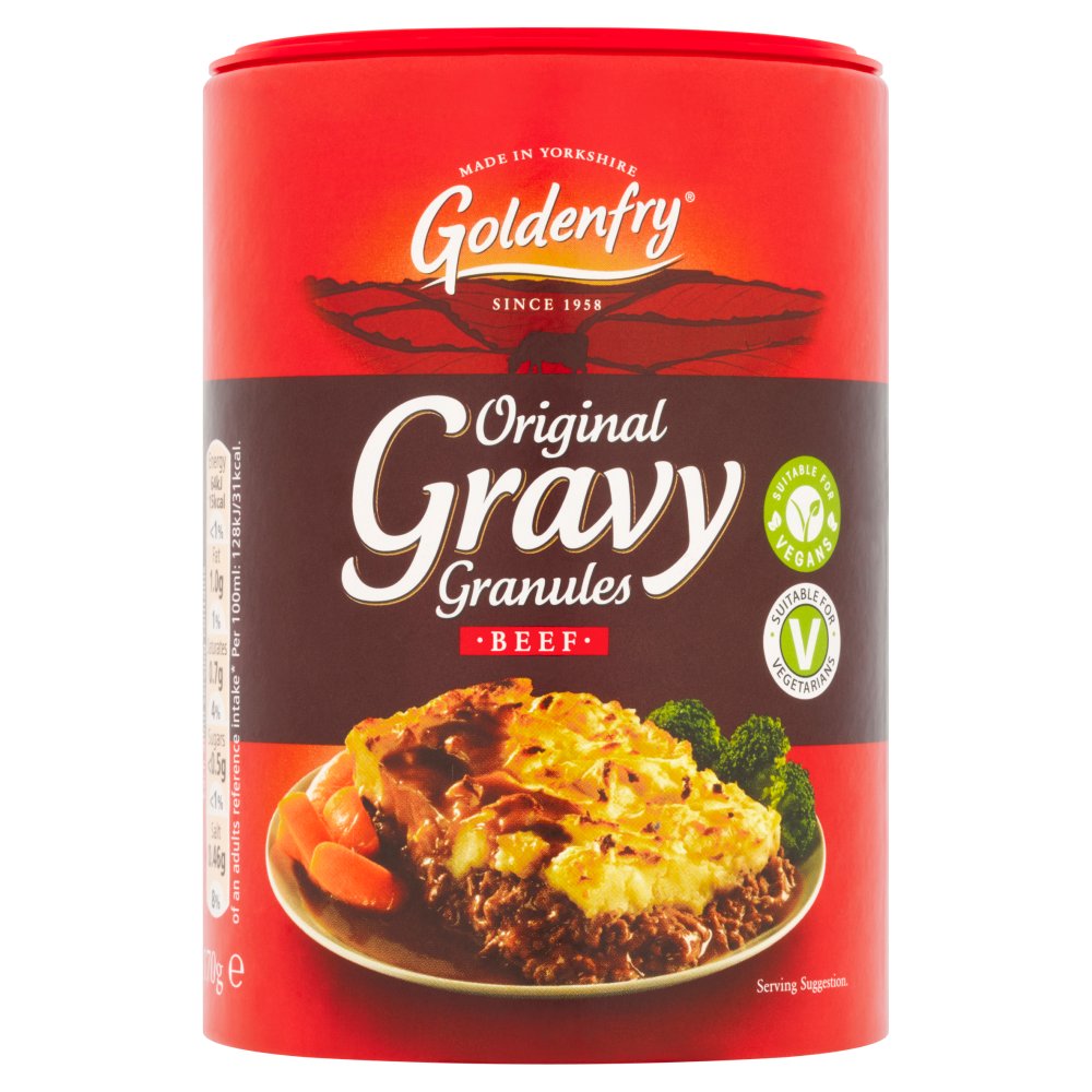 Goldenfry Original Gravy Granules Beef 170g (Pack of 6)