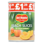 Del Monte Peach Slices in Light Syrup 420g (Pack of 6)