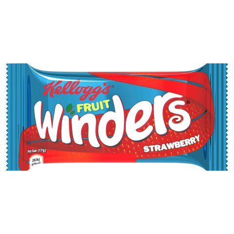 Kellogg's Fruit Winders Strawberry Snack Rolls 17g (Pack of 30)