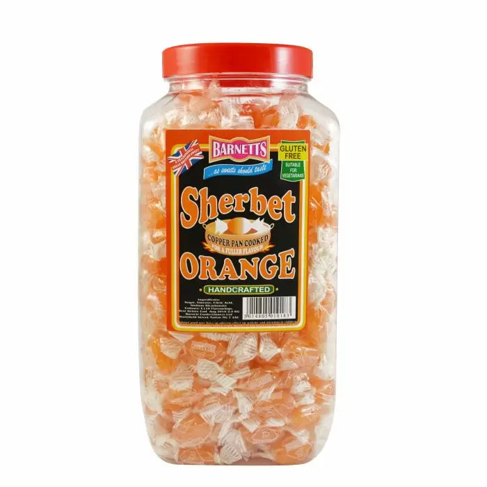 Barnetts Sherbet Orange Jar 2.5kg (Pack of 1)