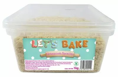 Let's Bake & Decorate Honeycomb Sprinkles 500g ( pack of 1 )
