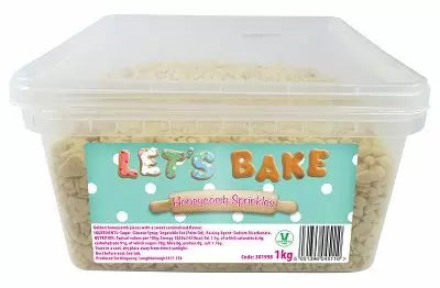 Let's Bake & Decorate Honeycomb Sprinkles 500g Bag