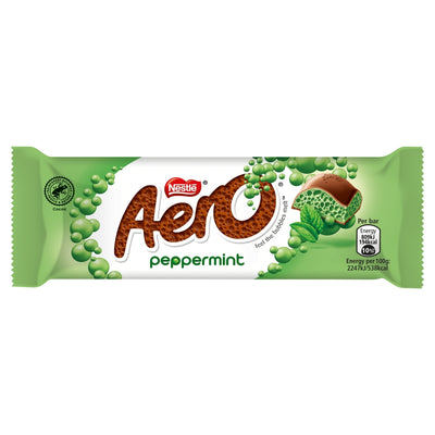 Aero Bubbly Peppermint Chocolate Bar 36g  (Pack of 24)
