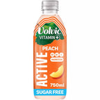 Volvic Vitamin + Peach Active - Vitamin Flavoured Water Sugar Free 750ml x 6
