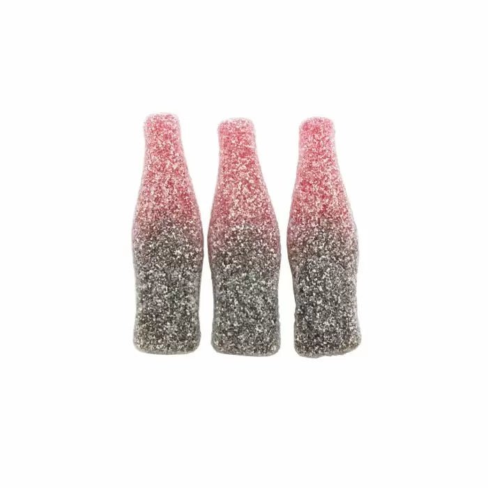 Kingsway Jumbo Fizzy Cherry Cola Bottles 1kg Bag (Pack of 1)