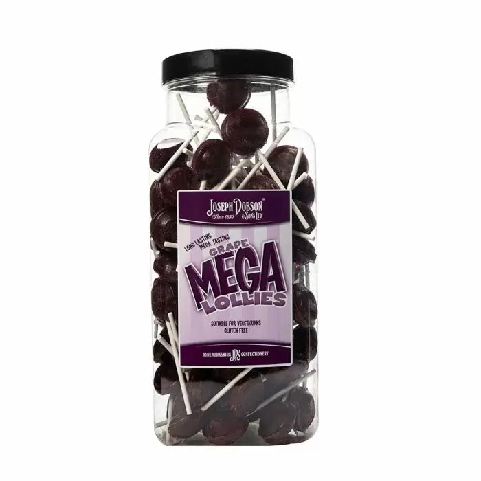 Dobsons Grape Mega Lollies 1.9kg (Pack of 1)