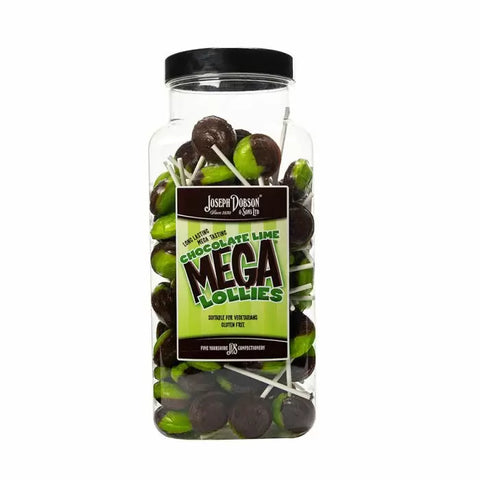 Dobsons Chocolate Lime Mega Lollies 1.9kg (Pack of 1)