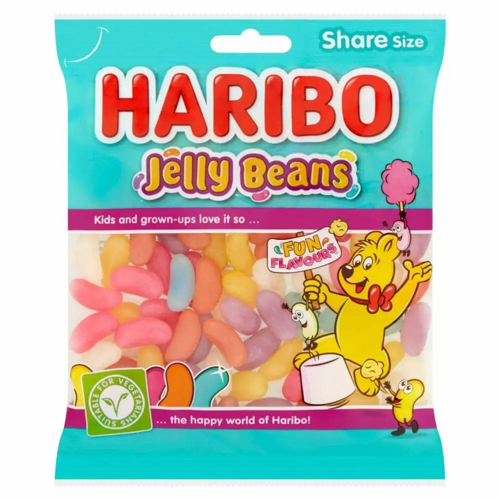 Haribo Jelly Beans Bag 140g (Pack of 12)